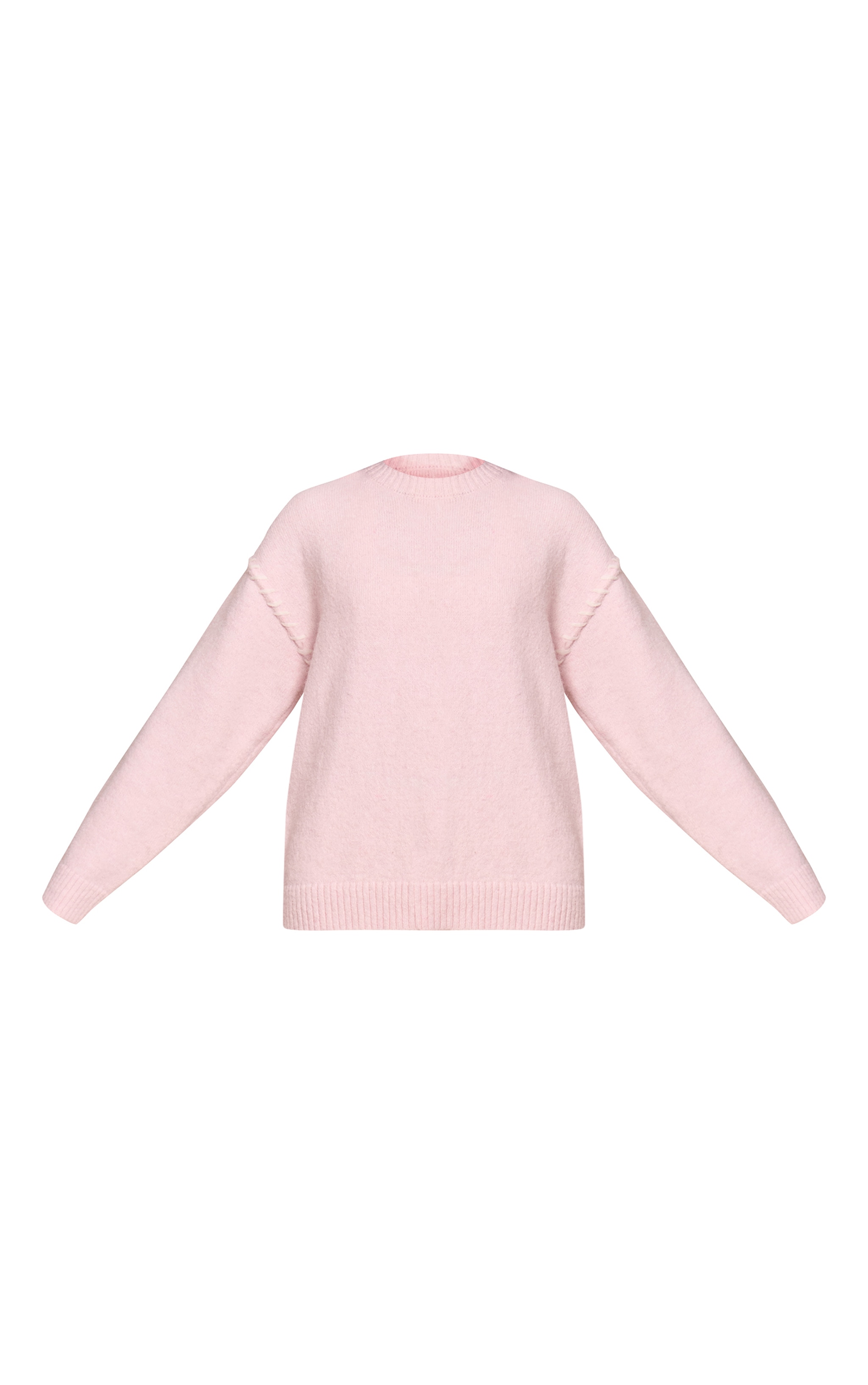 Pink Blanket Stitch Knit Jumper image 5