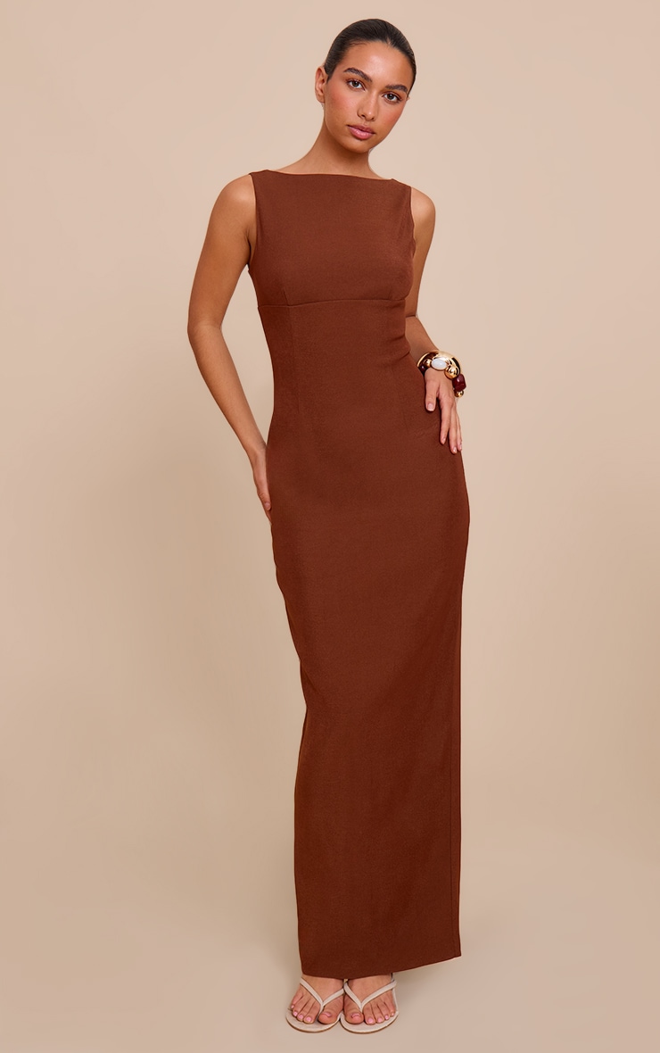 Brown Dresses For Women | Tan Dresses | PrettyLittleThing CA