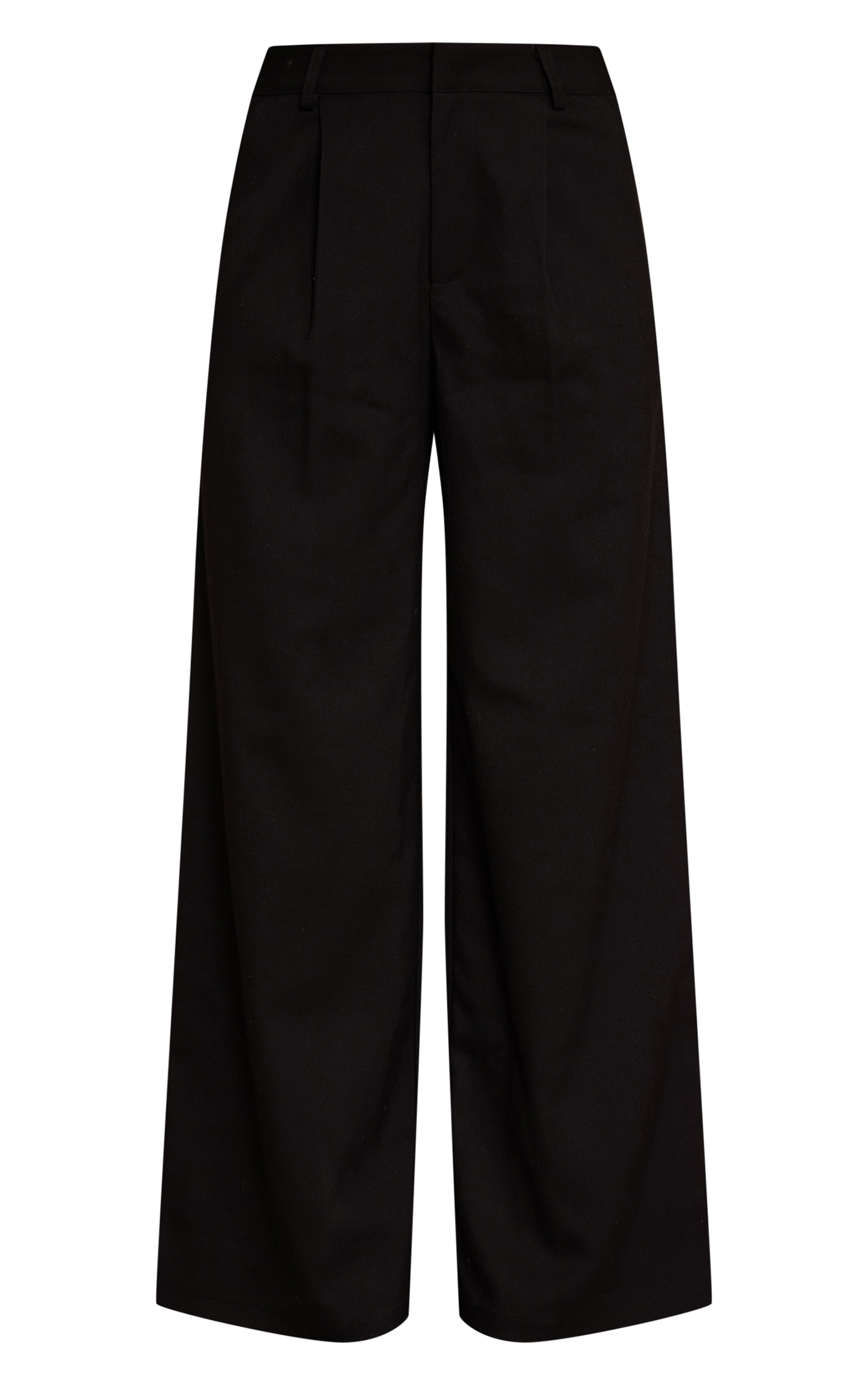 Pantalon de tailleur droit tissé noir image 5