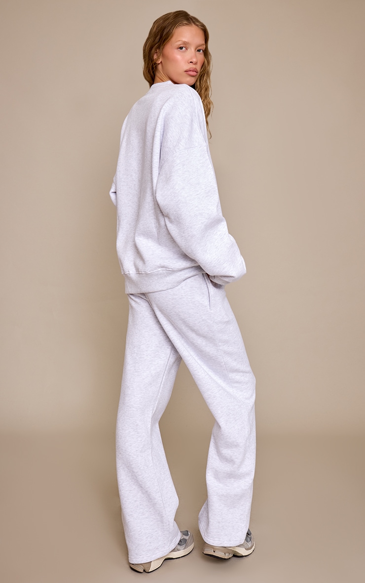 Ash Grey Oversized Sweat Tracksuit Set image 2