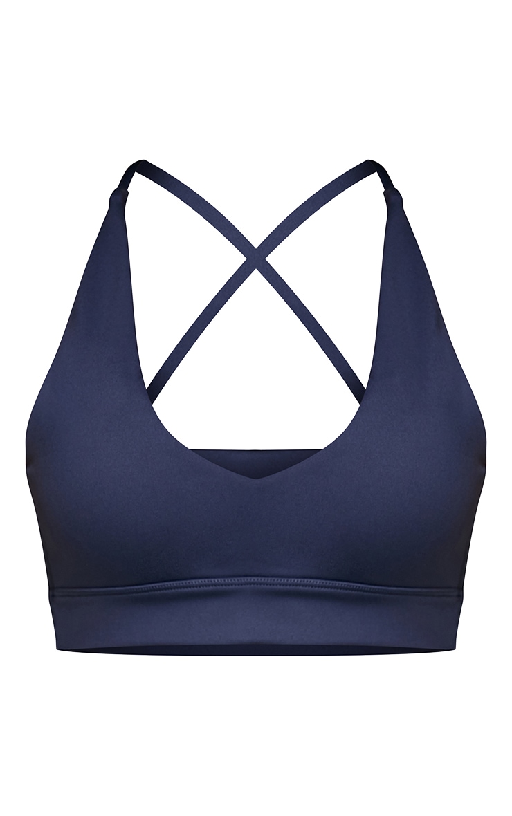 Navy Ultimate Cross Back Sports Bra image 5