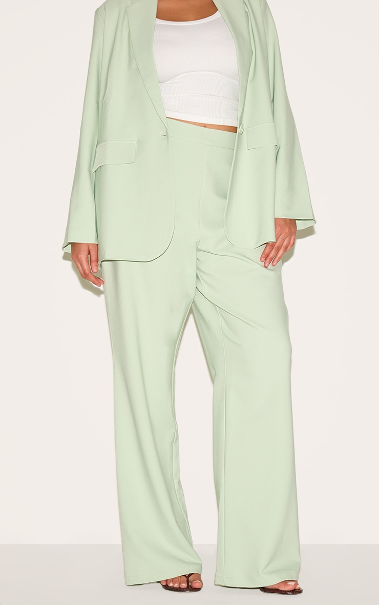 Plus Sage Tailored Large Trouser image 2