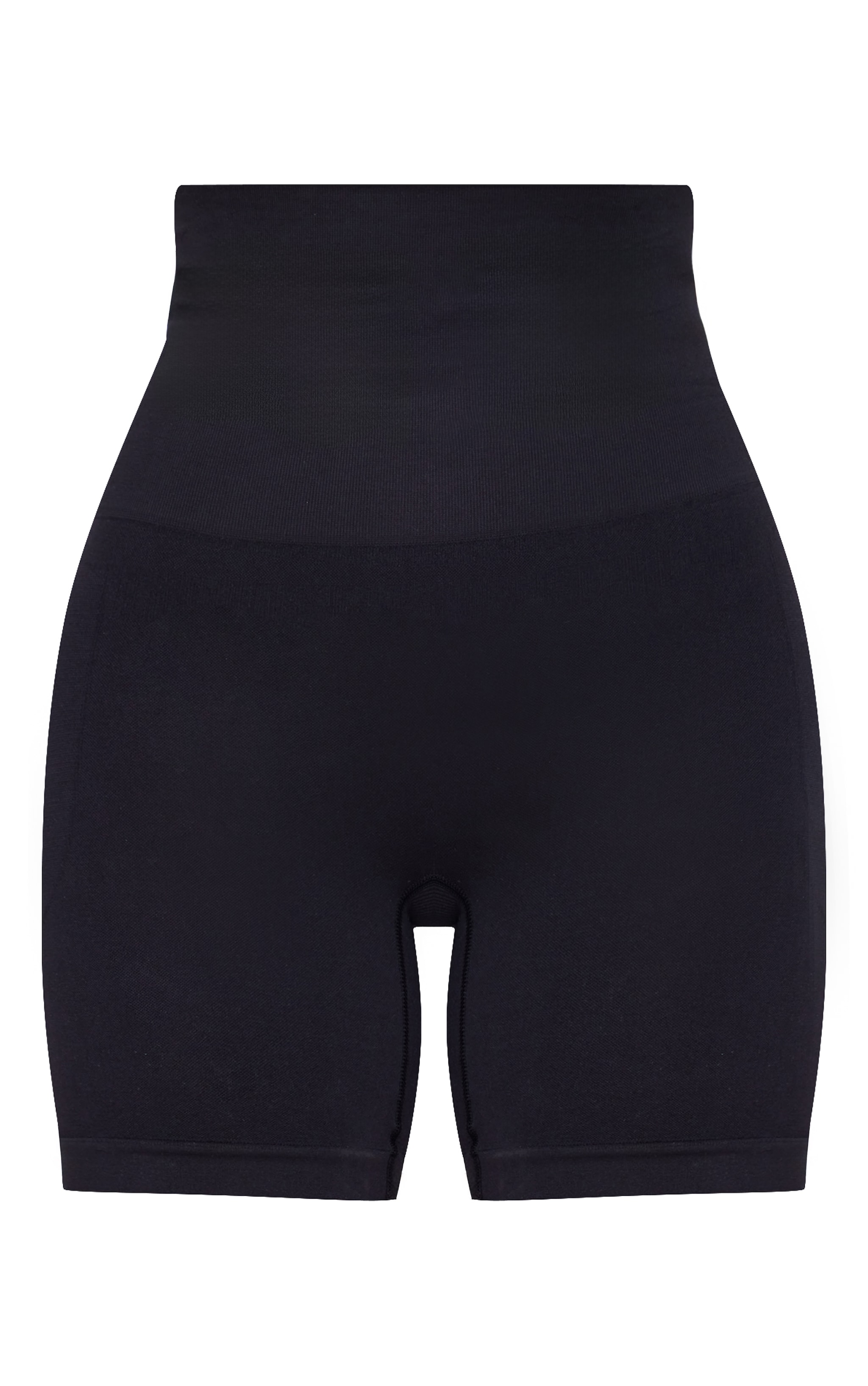 Black Shapewear High Waist Control Shorts image 6