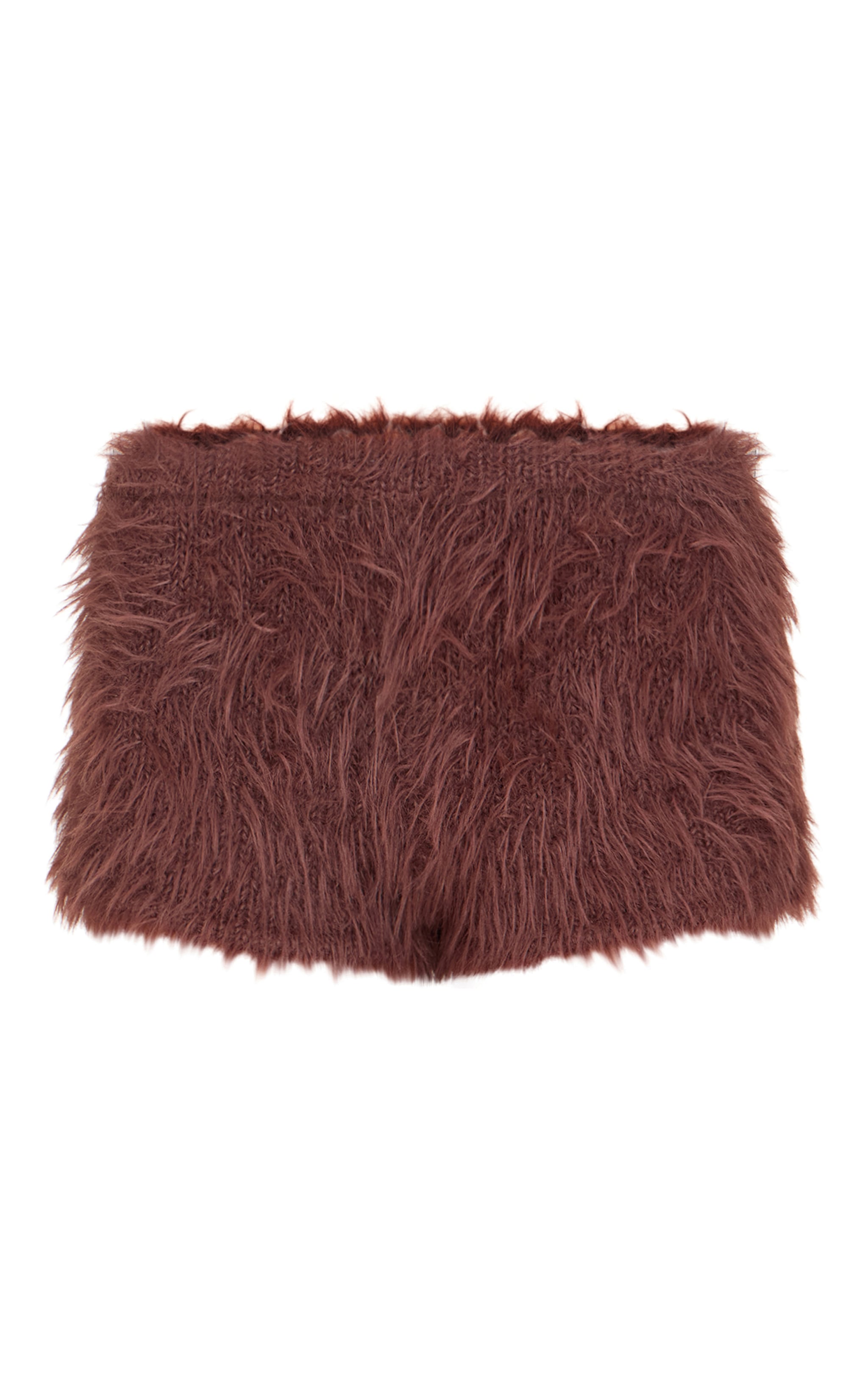  Chocolate Fluffy Knit Hot Pants image 6