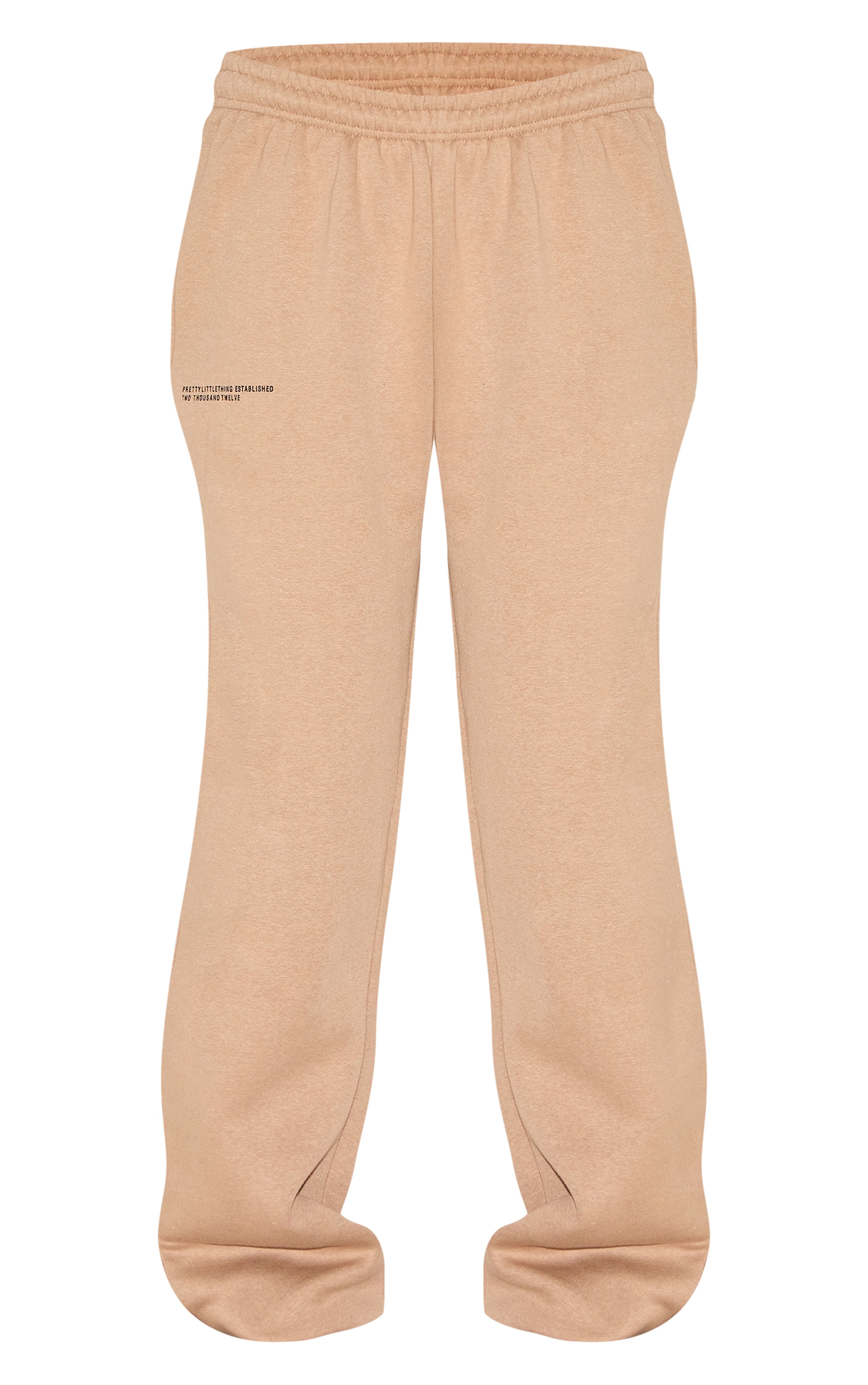 PRETTYLITTLETHING Mocha Established 2012 Joggers image 5