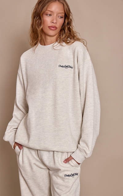 PLT Sweat en coton 440 gr/m² tissé épais gris cendré