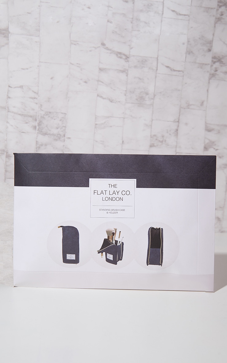 The Flat Lay Co Standing Brush Case Black image 3