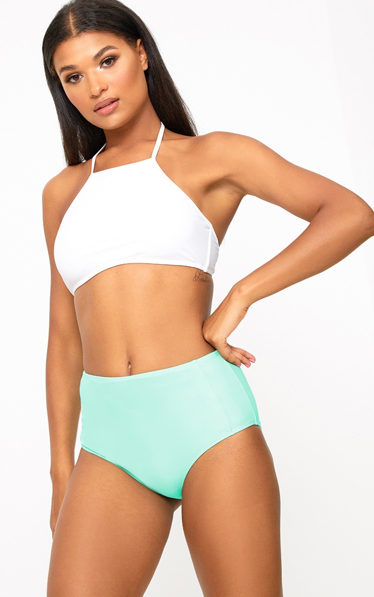 Mix & Match Mint High Waisted Bottoms. Swimwear ...