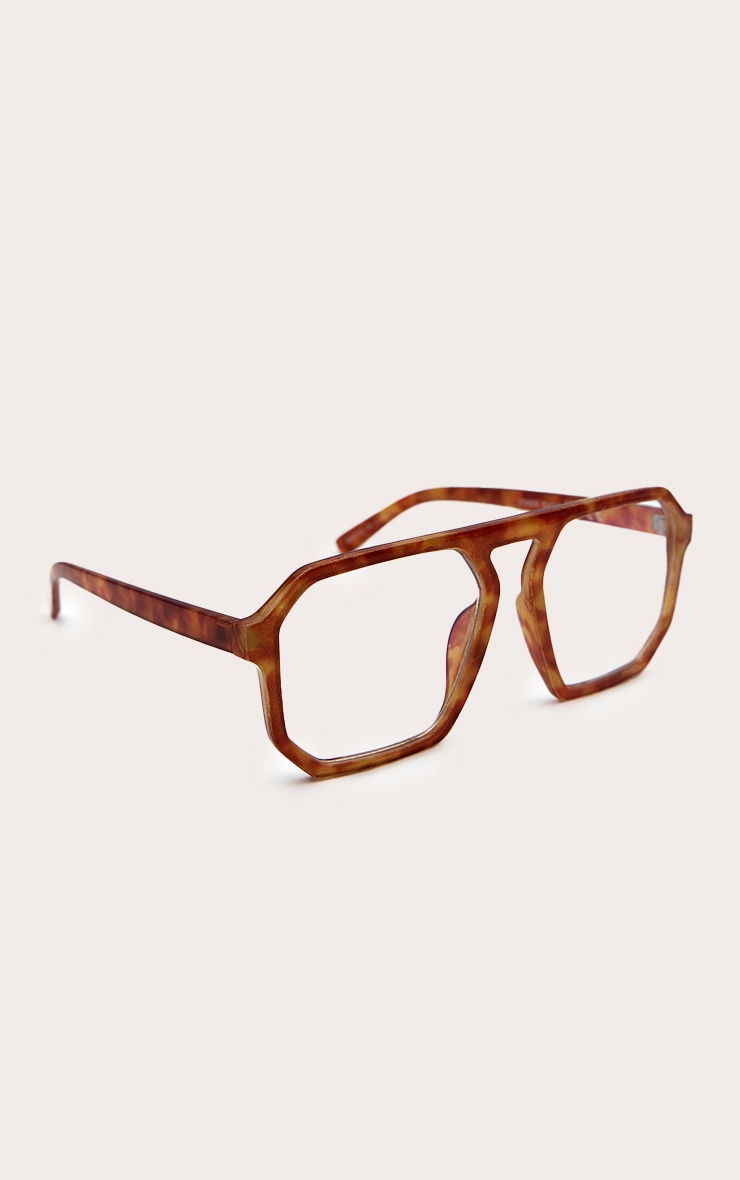 Honey Tort Oversized Aviator Blue Light Readers image 2