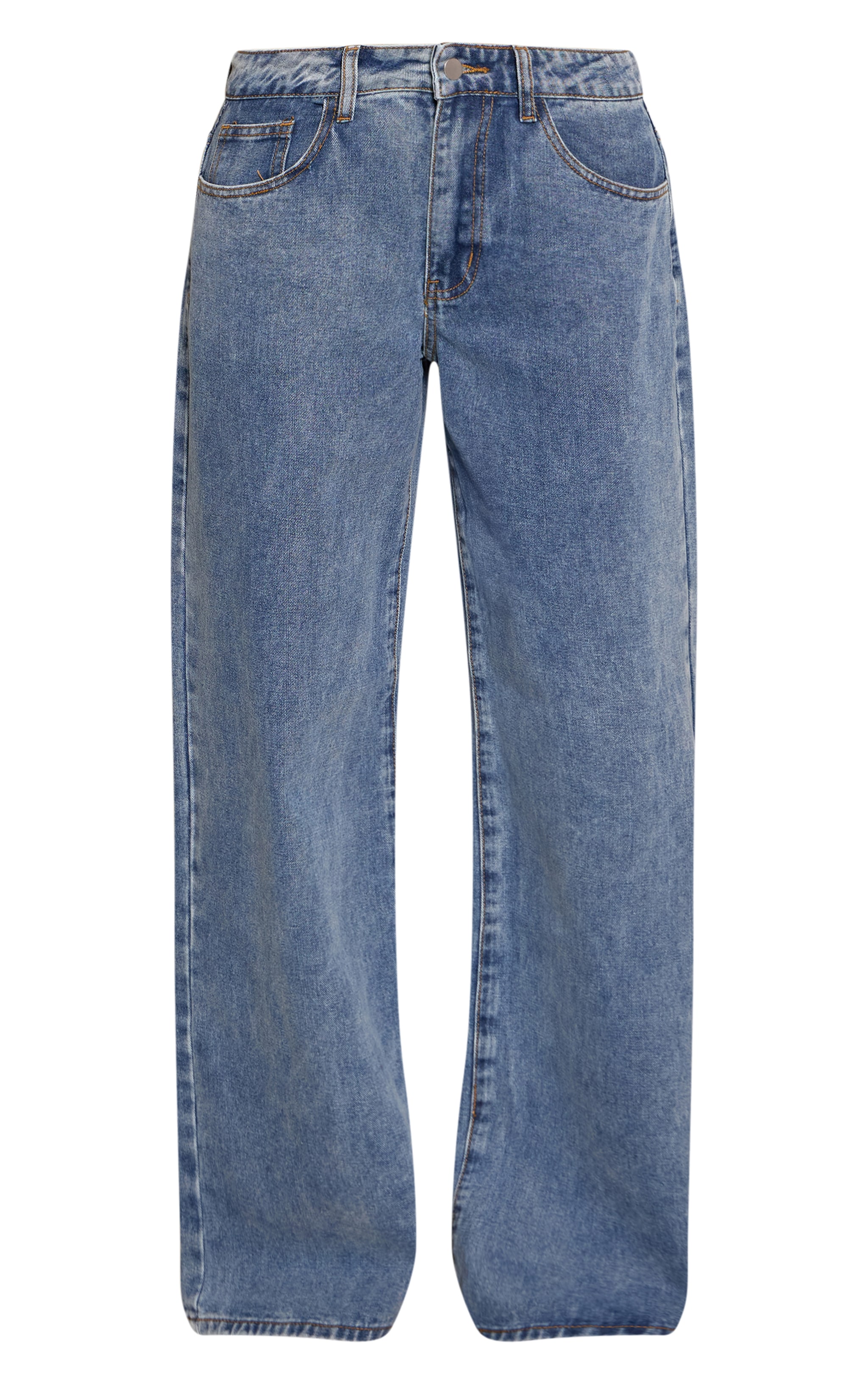 Vintage Blue High Waist Wide Leg Jeans image 5