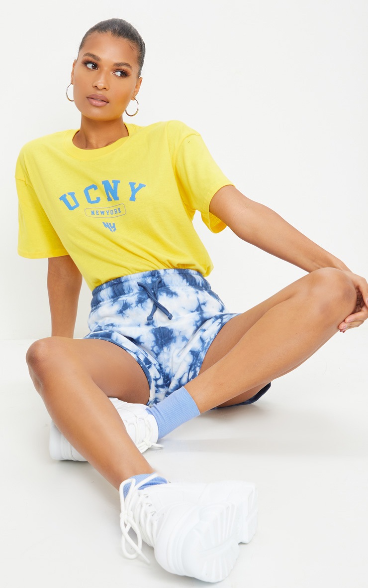 Yellow Varisty Printed T Shirt