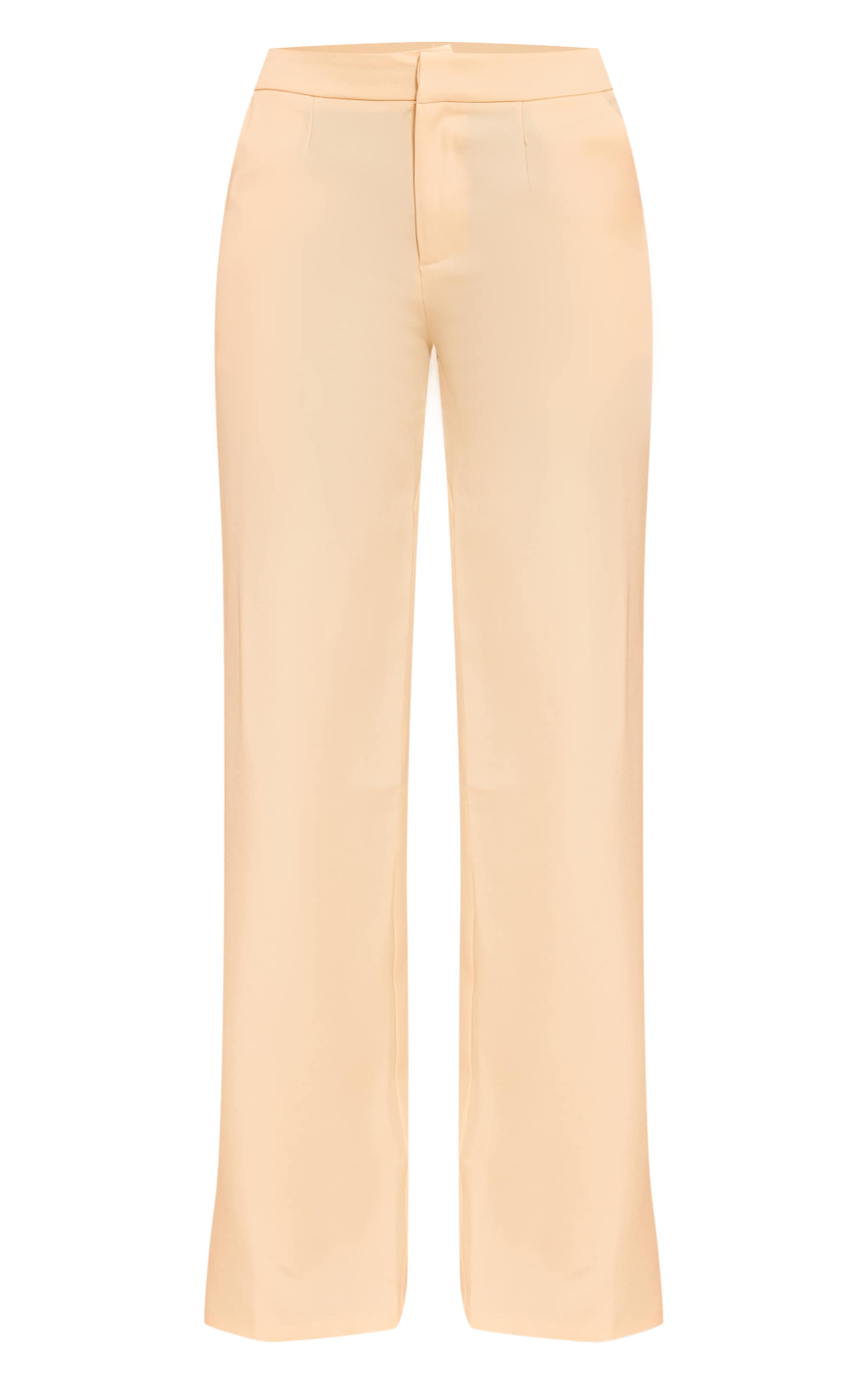 Butter Yellow Tailored Straight Leg Pants image 5