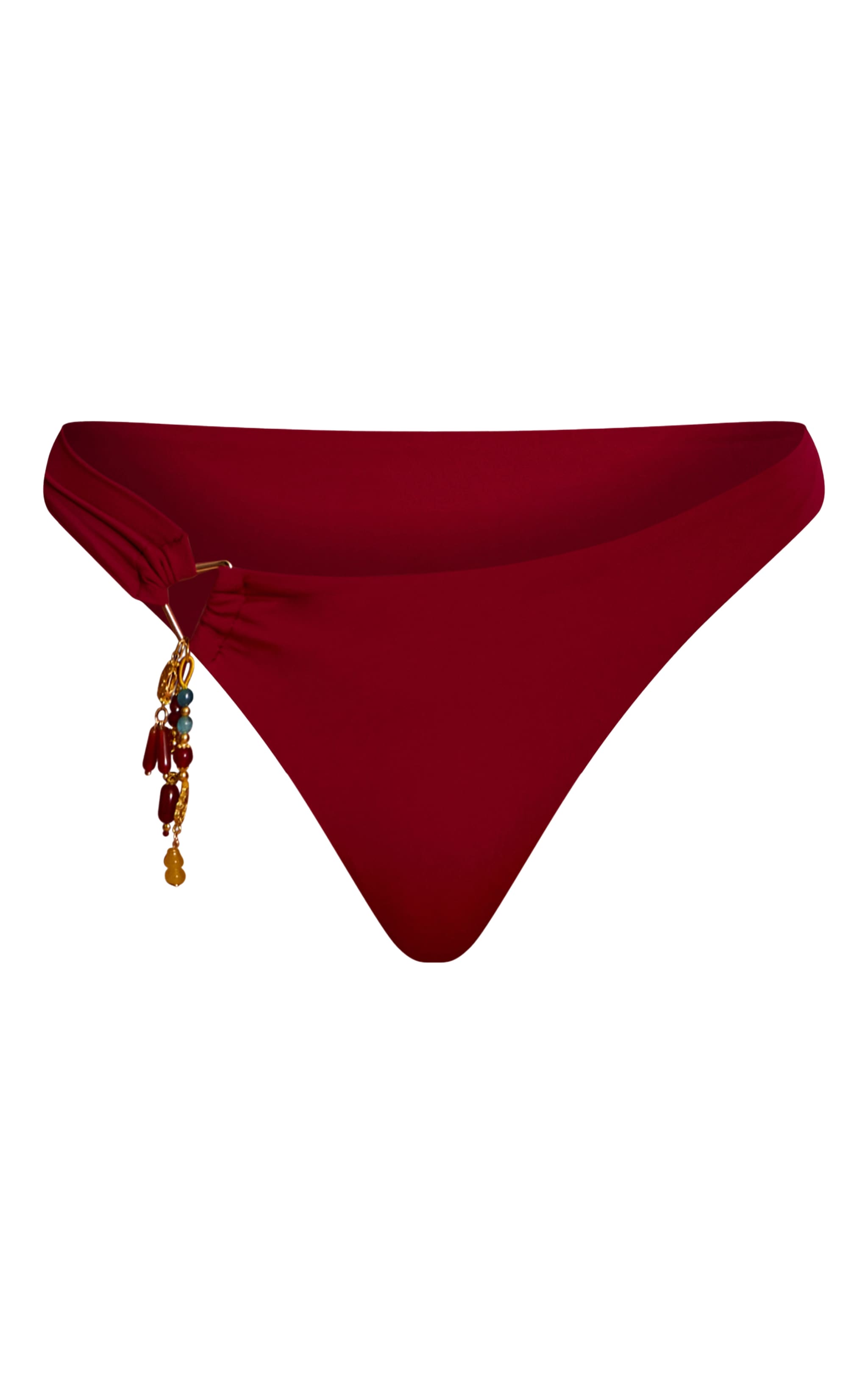 Magenta Charm Trim Bandeau Bikini Top image 5