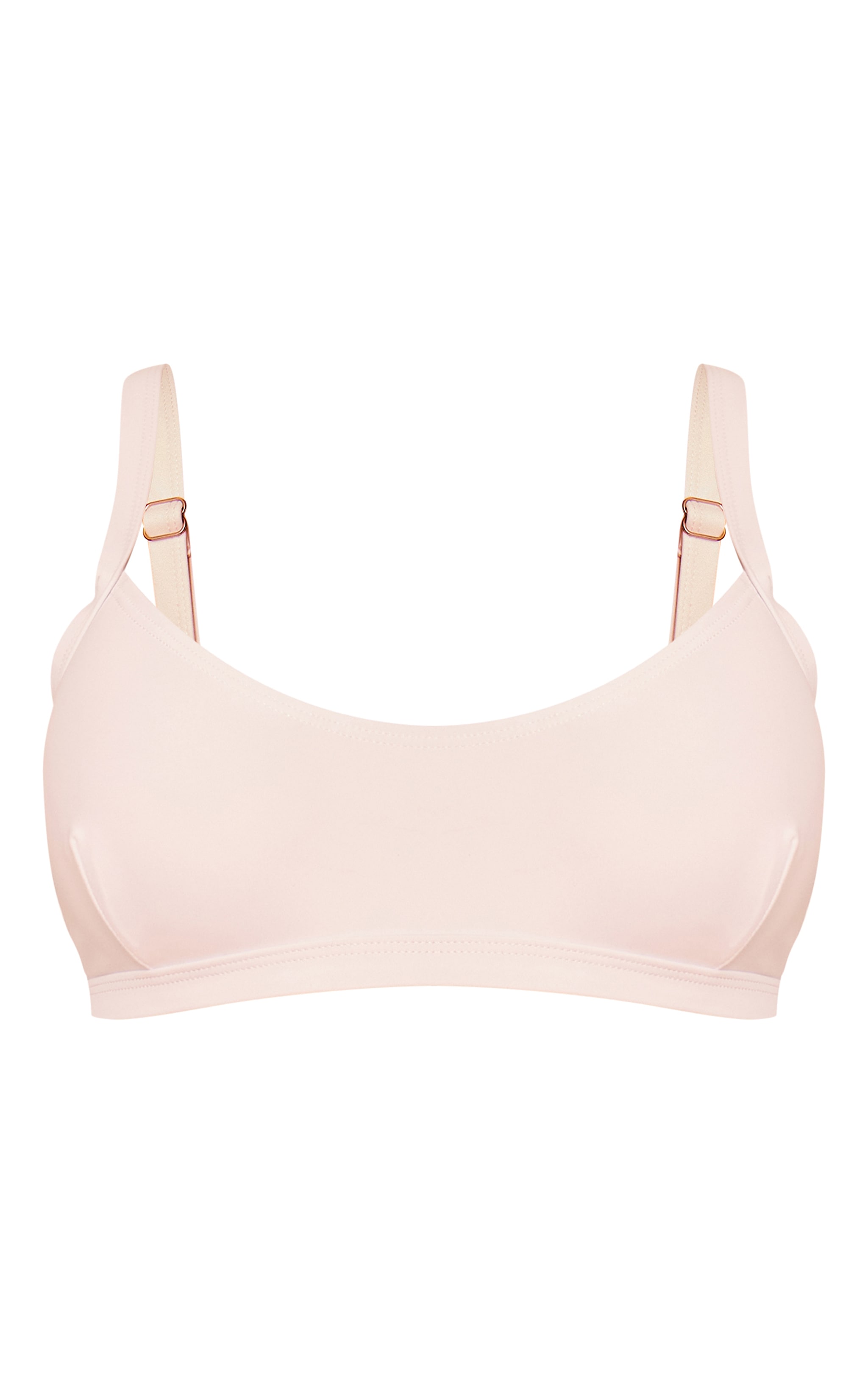 White Scoop Bikini Top image 5