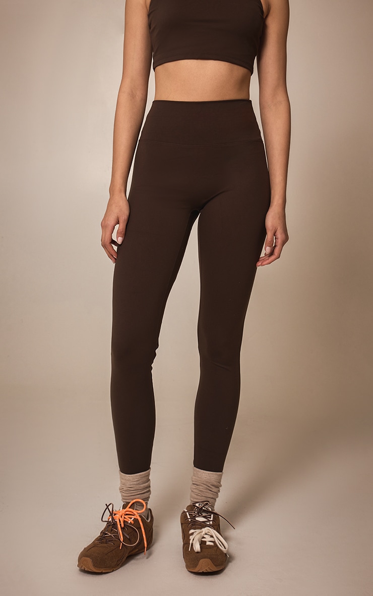Espresso Ultimate Sculpt High Waist Gym Leggings image 2