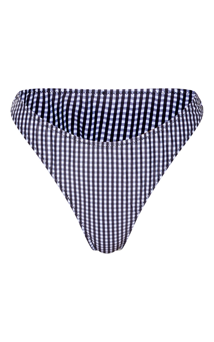 black gingham bikini
