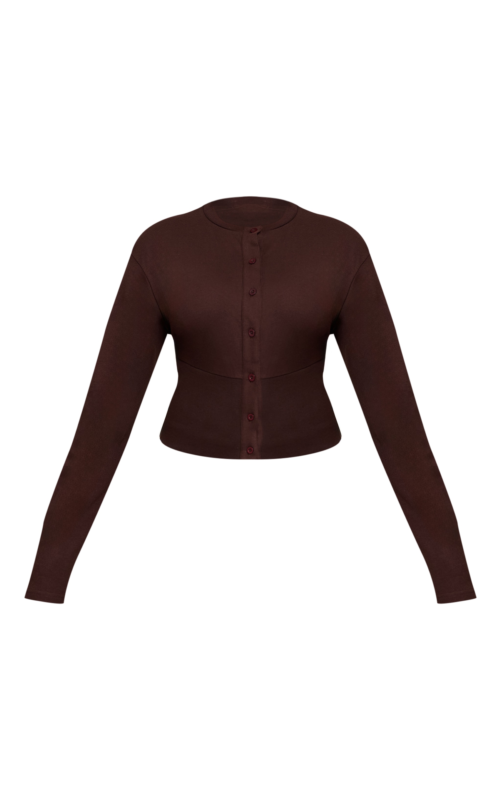 Plus Top très doux marron foncé image 5