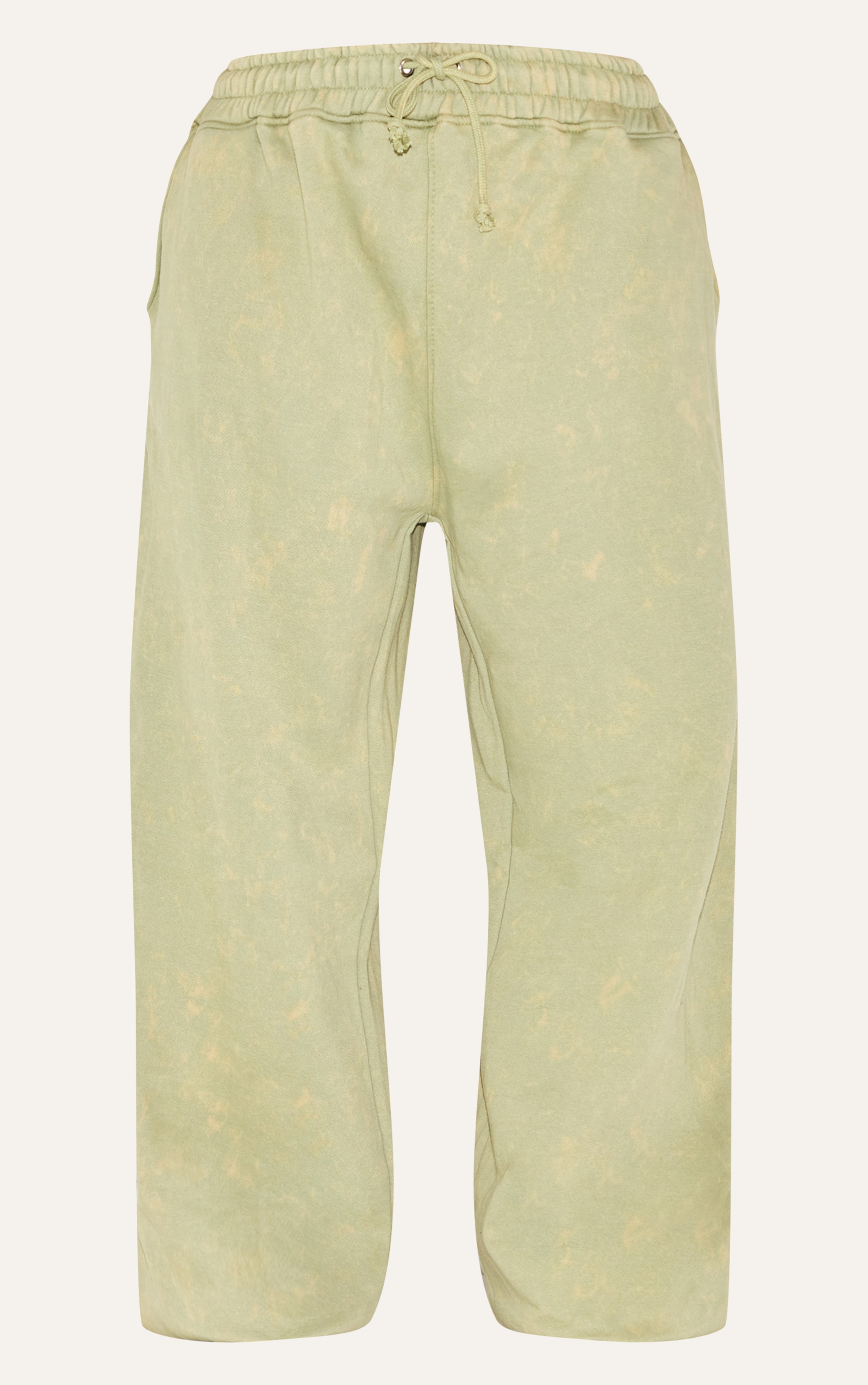 PLT Shape Khaki Washed Wide Leg Sweatpants | Shape