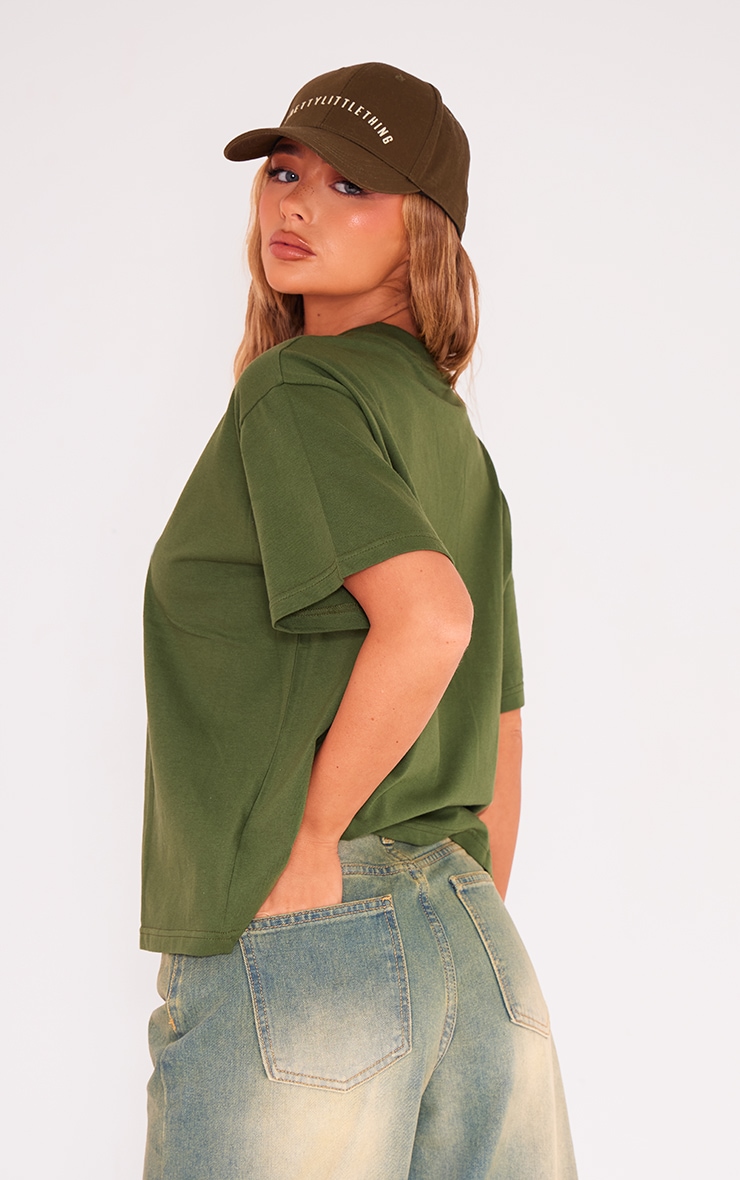  Forest Green Boxy Oversized T Shirt image 2