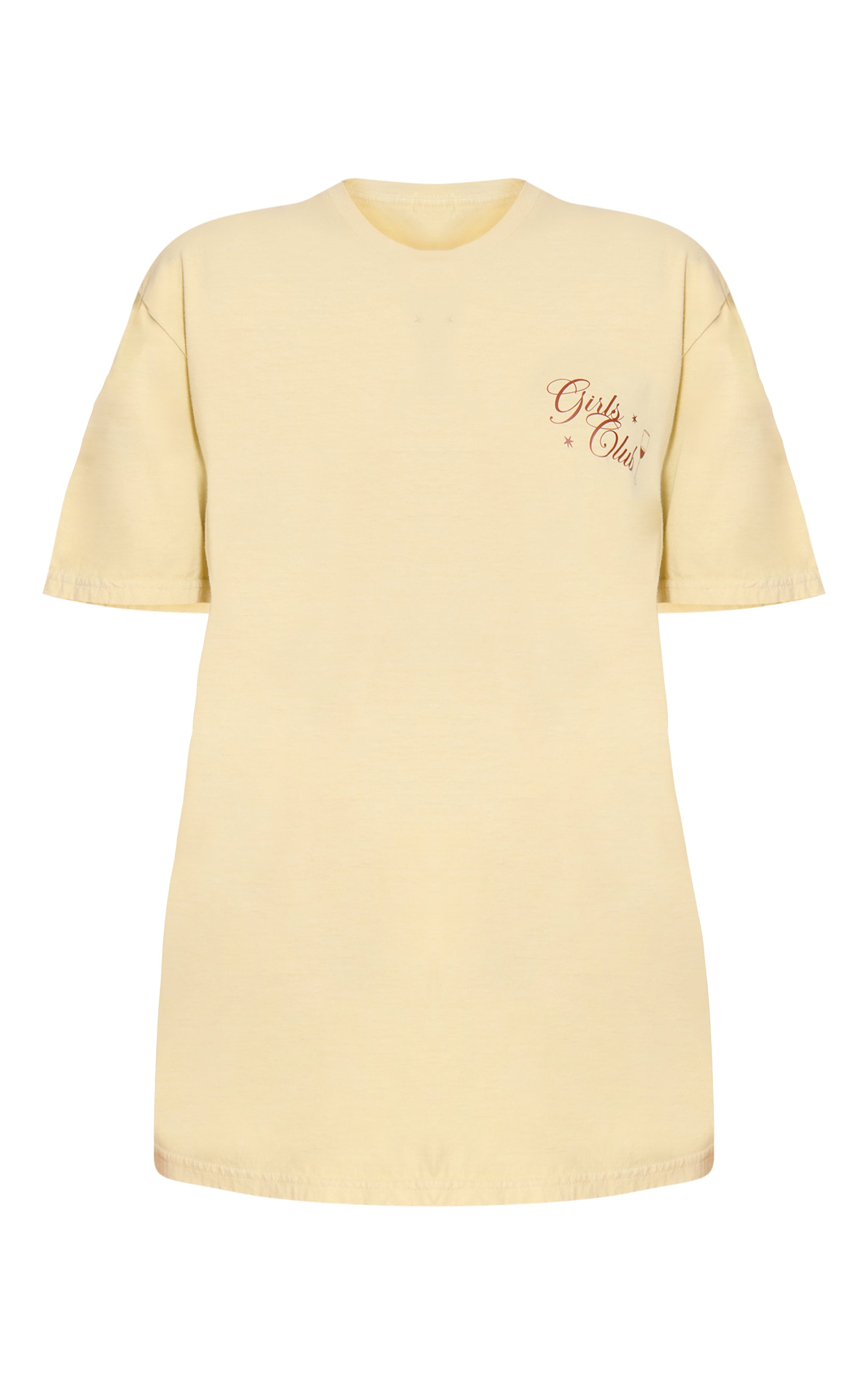 Lemon Wine Night Graphic Oversized T-shirt image 5