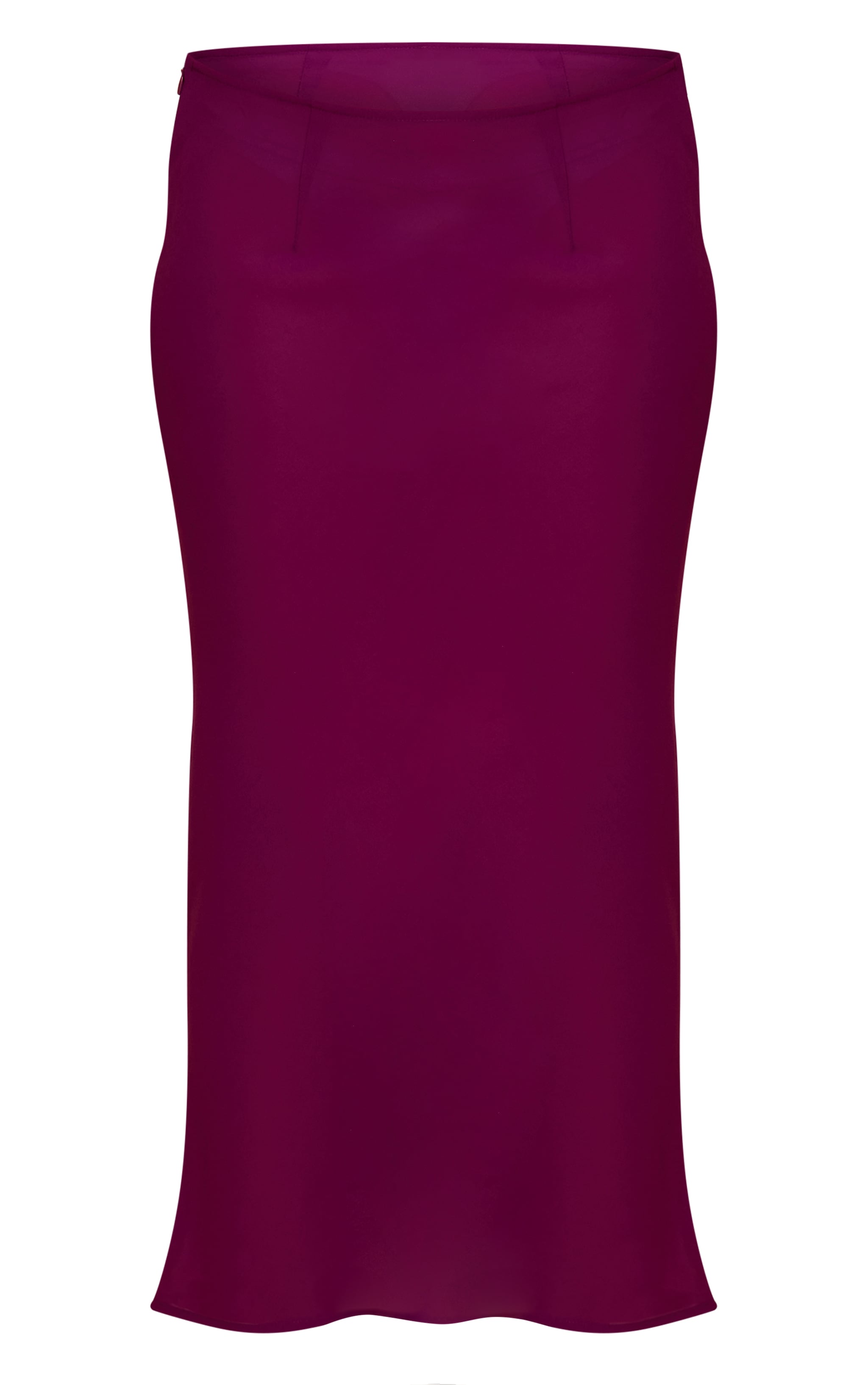 Fuschia Sheer Chiffon Midaxi Skirt image 5