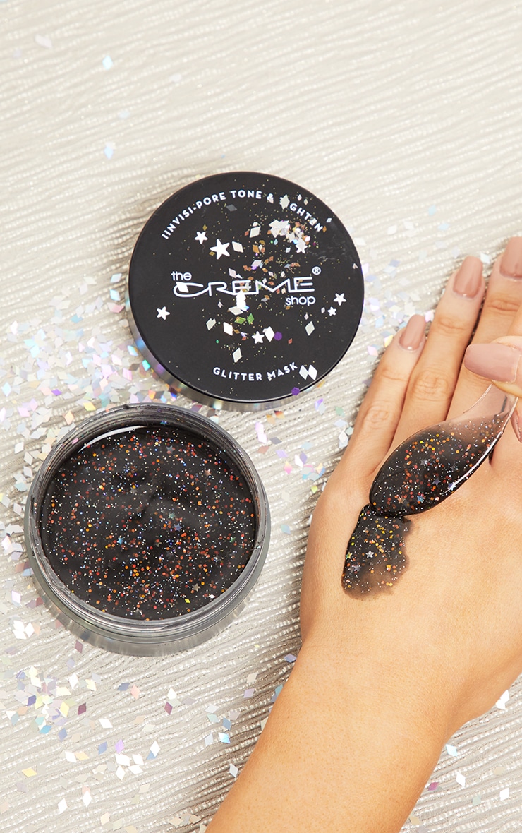 The Crème Shop Glitter Sweet Black Glitter Illuminating Mask