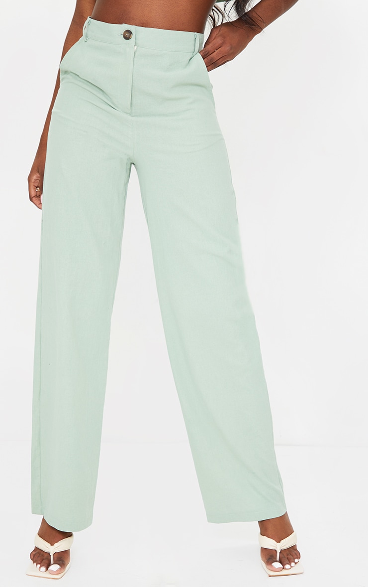 tall wide leg linen pants