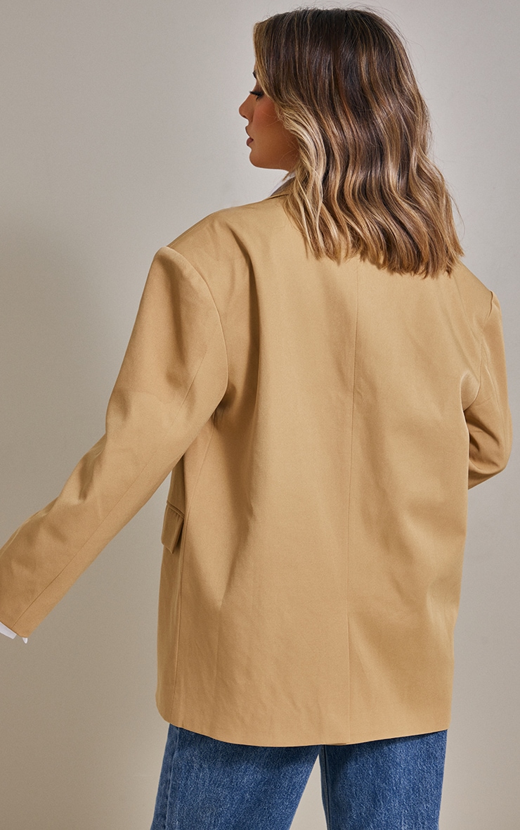 Camel Structured Blazer image 2