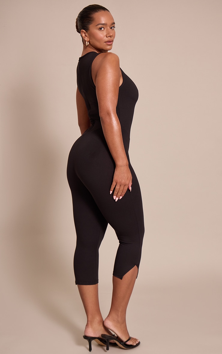 Shape Black Sculpt High neck sleeveless Capri Jumpsuit image 2