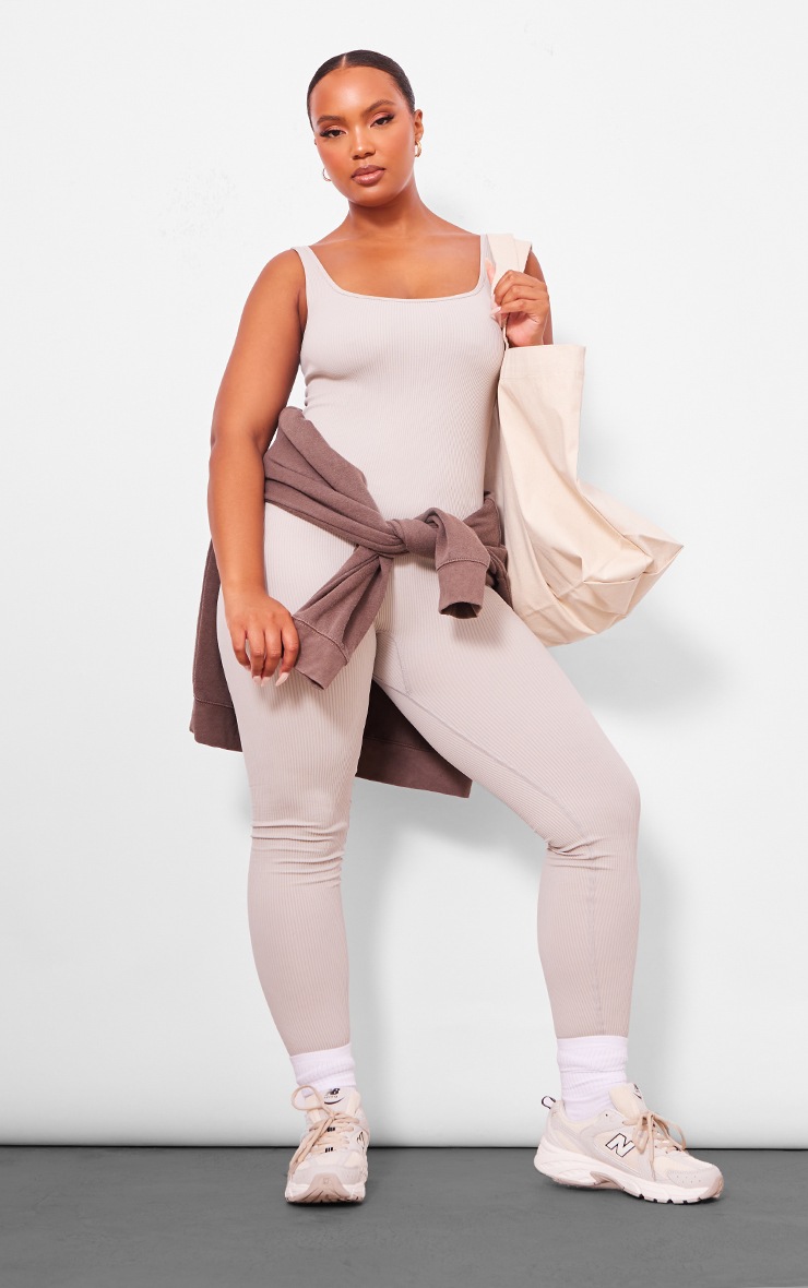Sculpt & Slay Zip-Up Jumpsuit – Sleek, Snatched & Sweat-Proof Activewear main image 0