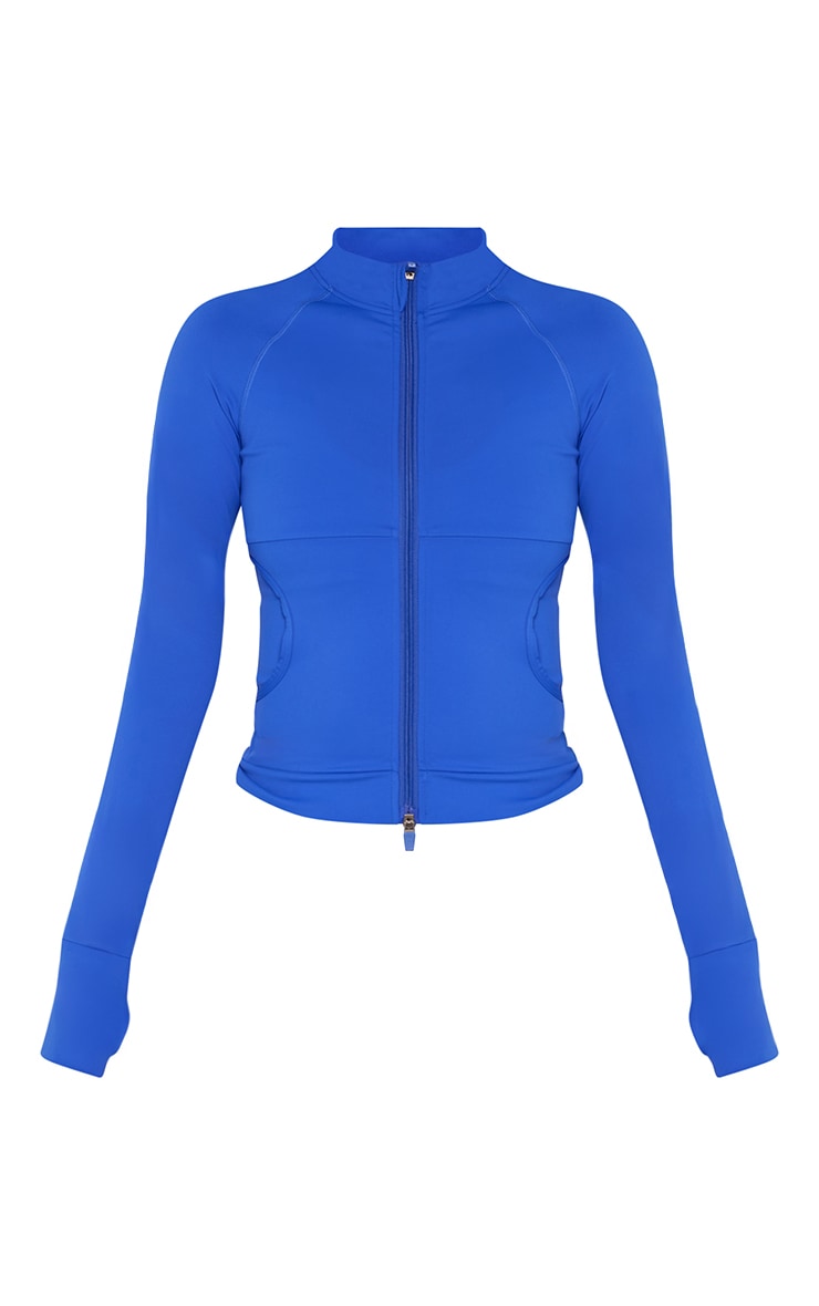 Cobalt Sculpt Pocket Front Double Zip Up Jacket image 5