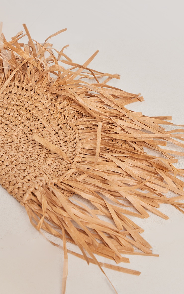 Natural Tassel Clutch Bag image 2