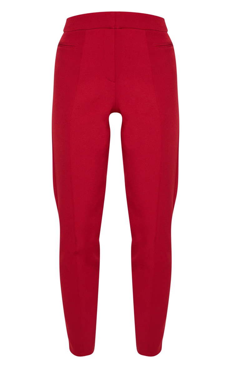 Red Suit Pants Pants PrettyLittleThing AUS