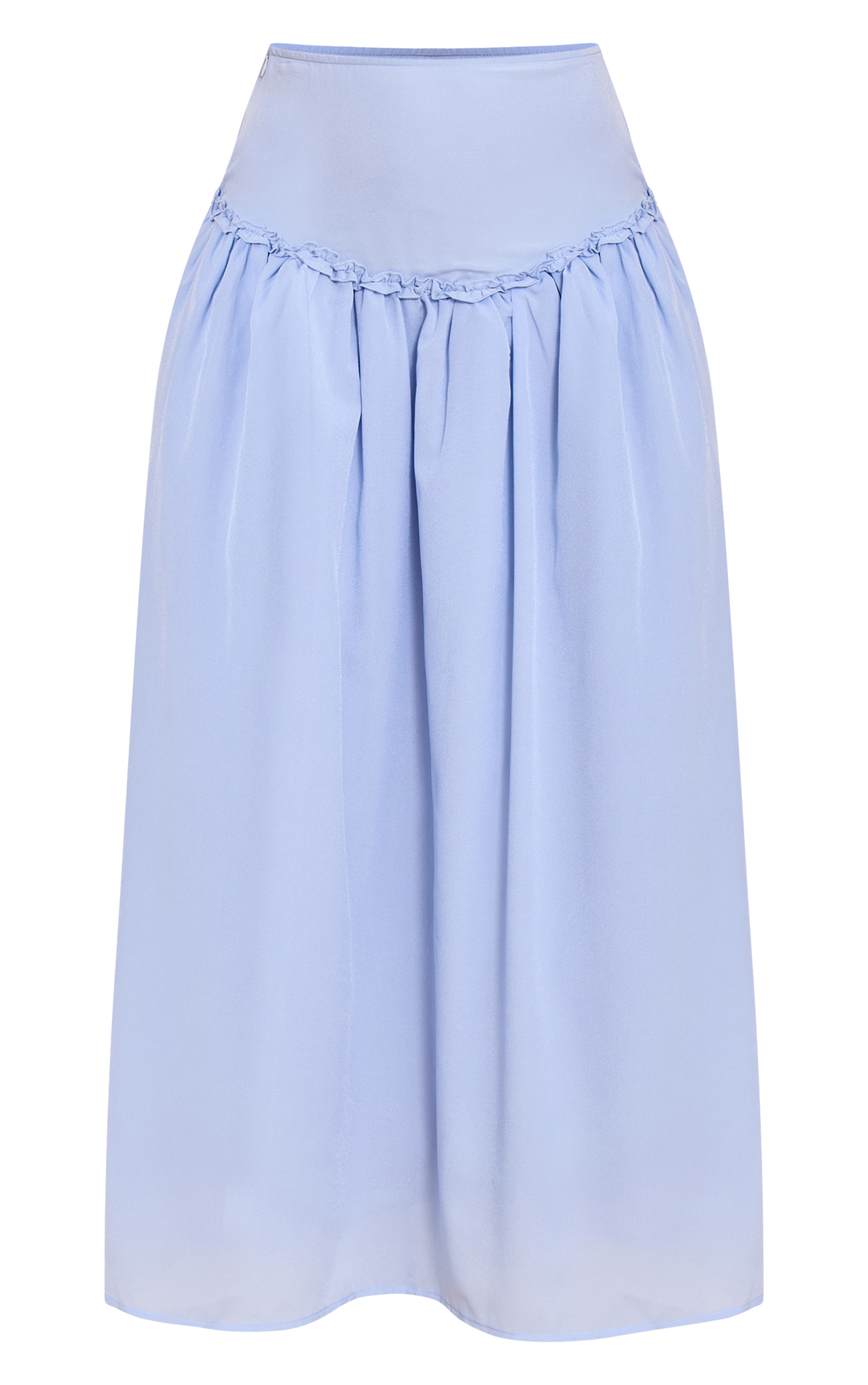 Jupe longue volumineuse bleu clair image 5