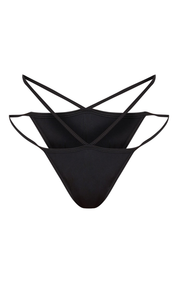 Tanga Bikini Briefs Black