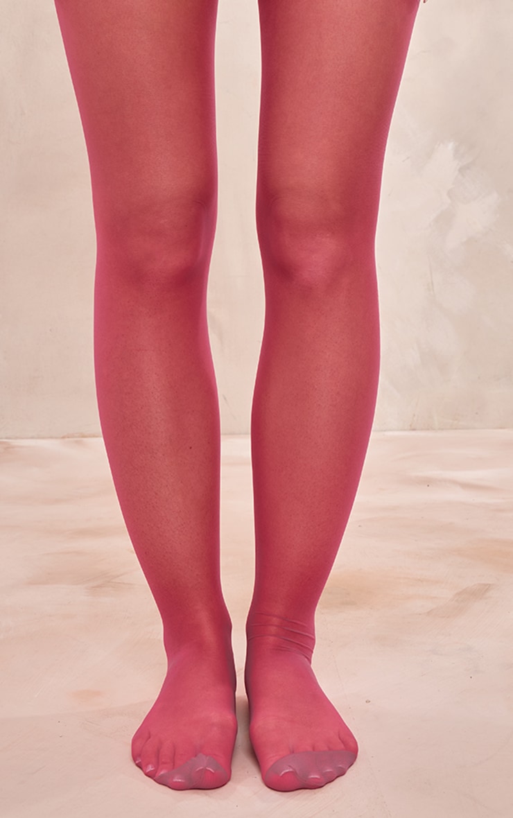 collants rose vif, rose vif