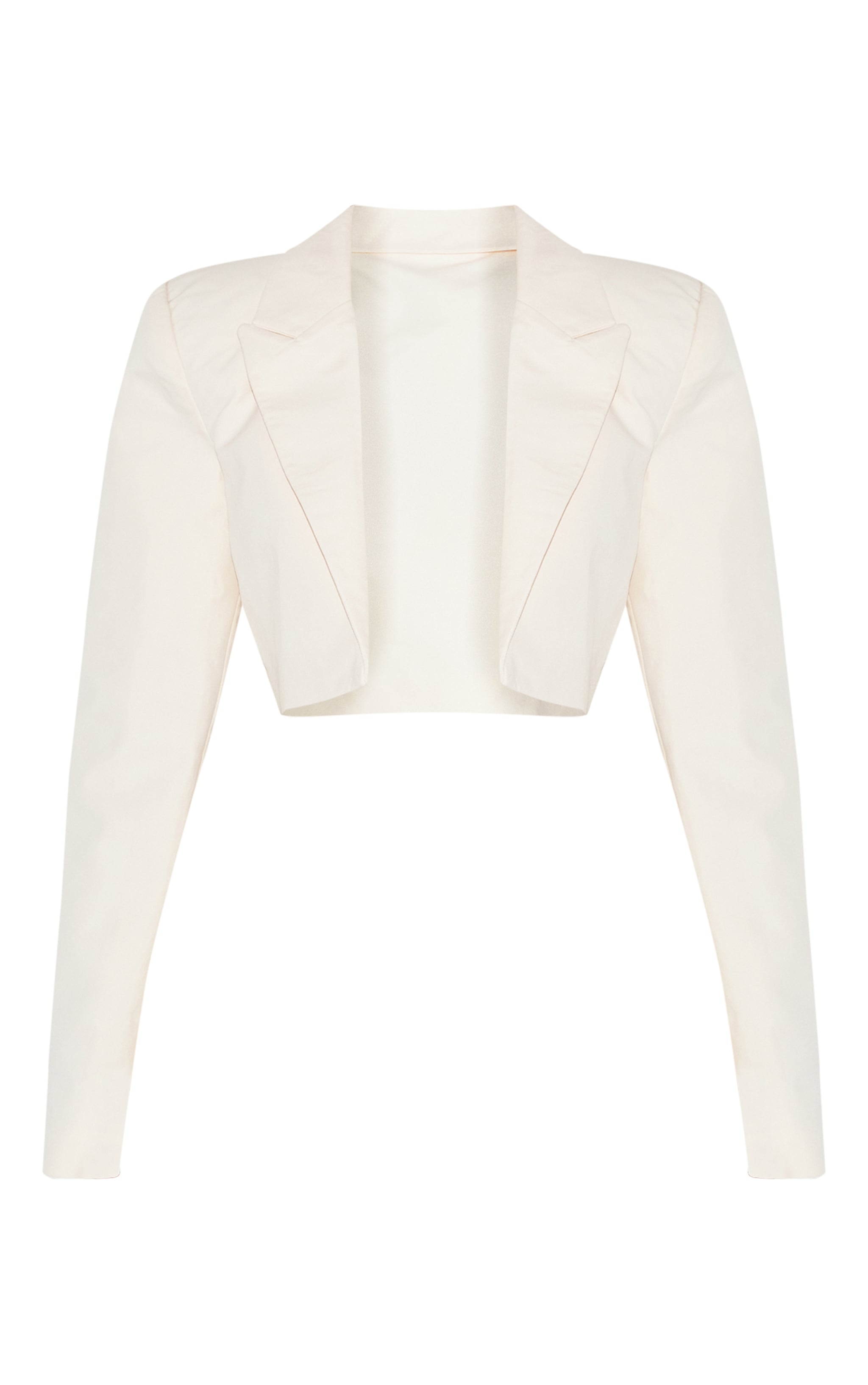 Shape Cream Tailored Cropped Blazer image 5