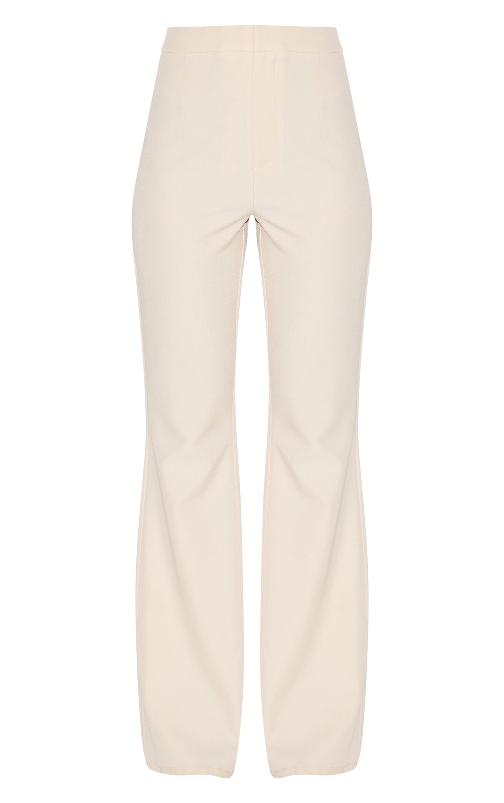 Tall Nude Mid Rise Tailored Flare Pants image 5