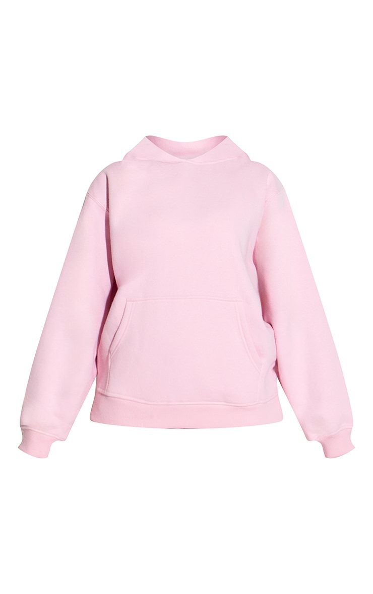 Petite Baby Pink Oversized Pull Over Hoodie image 5