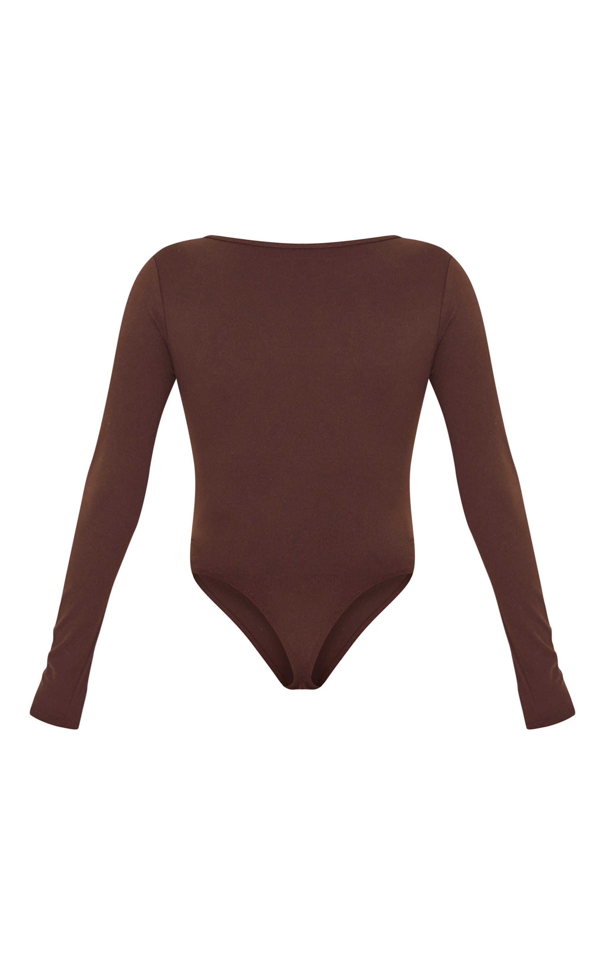 Shape Body manches longues en Sculpt chocolat à soutien-gorge intégré et col carré image 6
