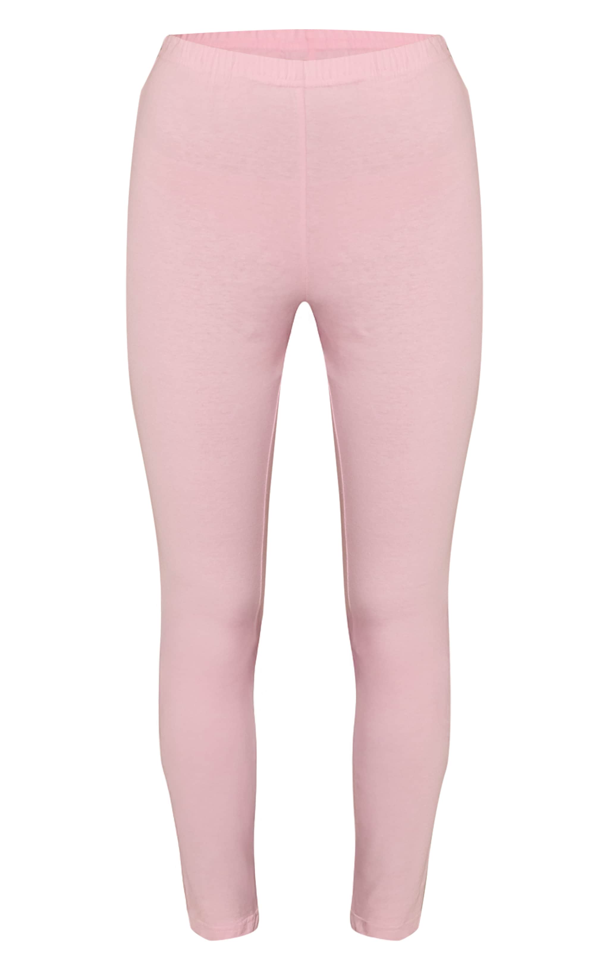 Baby Pink High Waist Cotton Leggings  image 5