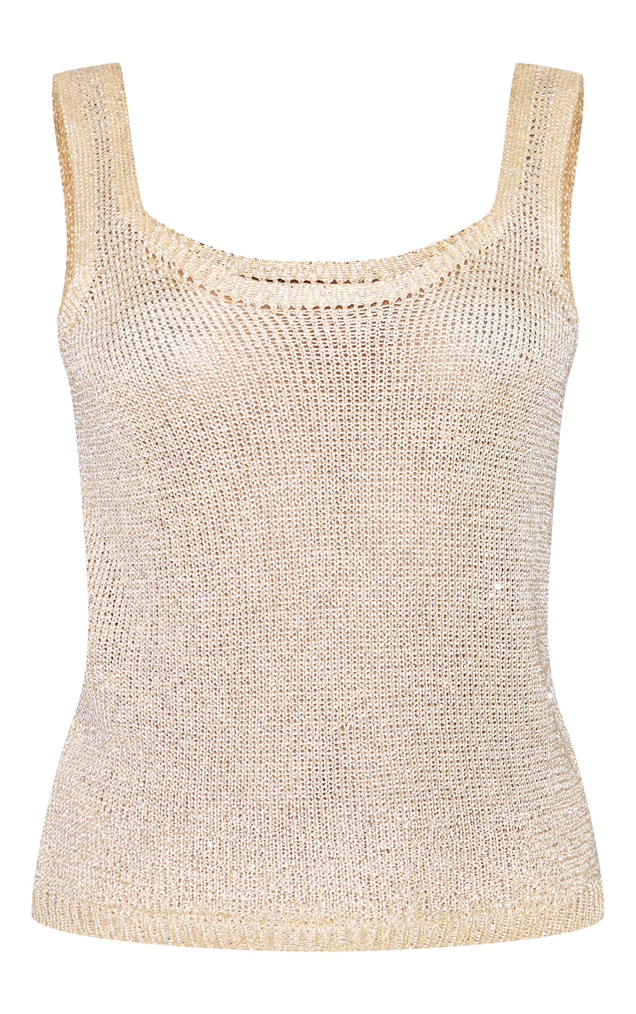 Lemon Sequin Knit Vest image 5