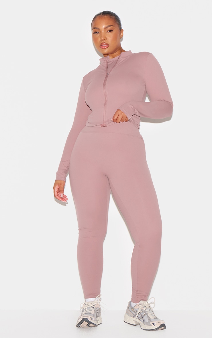 Legging en Sculpt mauve à taille très haute image 6
