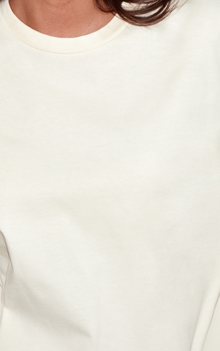 Buttermilk Oversized Boxy T Shirt image 4