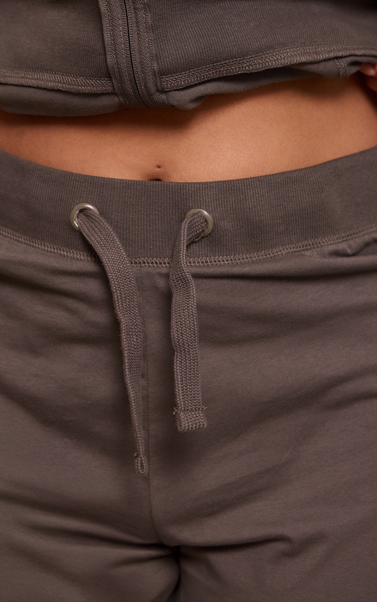Plus Pantalon skinny flare gris anthracite à taille basse image 4