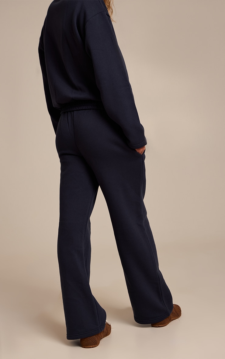 Navy Contrast Drawcord Sweatpants image 3