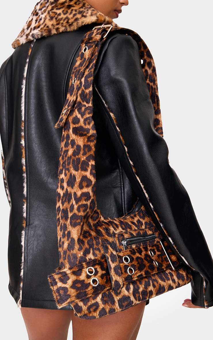 Leopard Buckle Tote Bag image 1