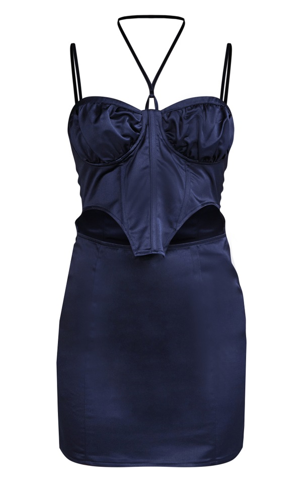 Cravate Pré-nouée SHOWQUEST Bleu Marine Et Rouge - Équitation Adulte - Neuve