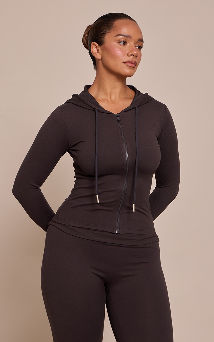 Shape CHARCOAL Sculpt Zip UP Hoodie image 1
