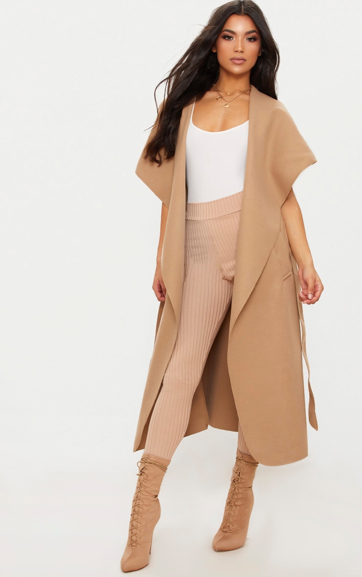 petite waterfall shawl coat